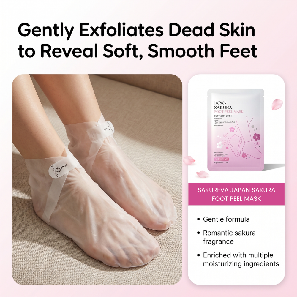 Natural Sakura Foot Mask