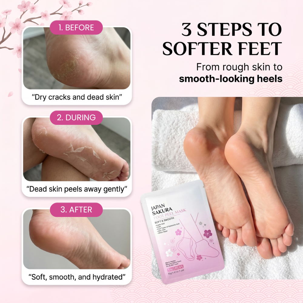 Natural Sakura Foot Mask