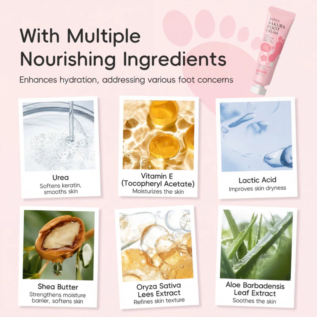 Anti-Aging Sakura Foot Cream